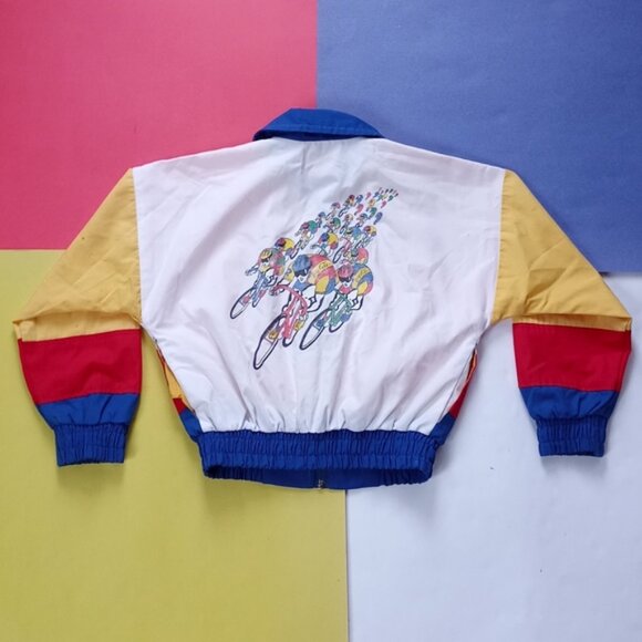 Vintage EXCLUSIVE Kids Coca-Cola Cycling Club PROMO 4-tone Jacket - Picture 10 of 11